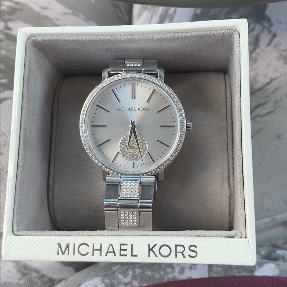 Michael Kors Silver tone watch